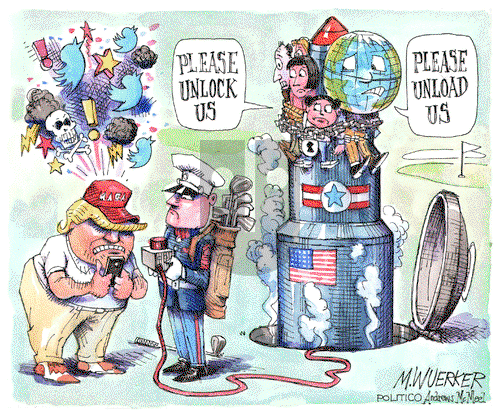 Matt Wuerker - Friday August 11, 2017 Comic Strip