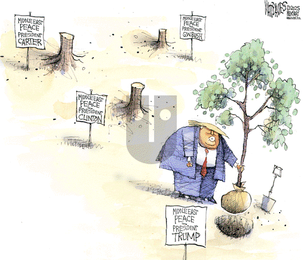 Matt Davies on Tuesday October 14, 2025 Comic Strip