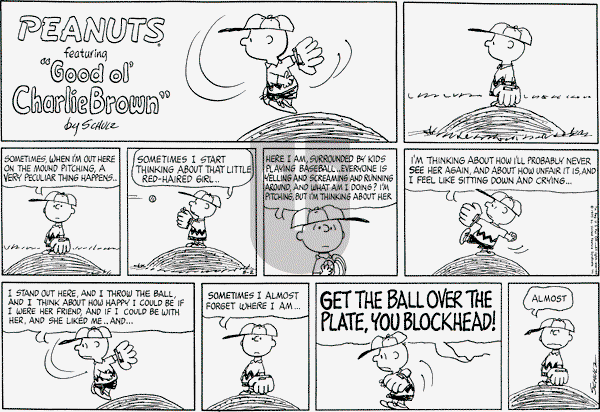 Peanuts - Sunday August 2, 1970 Comic Strip