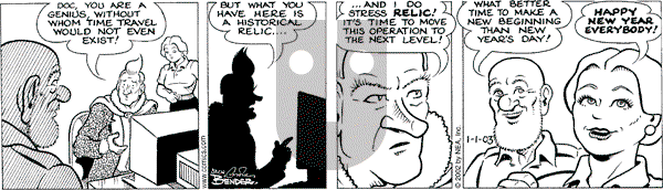Alley Oop on Wednesday January 1, 2003 Comic Strip