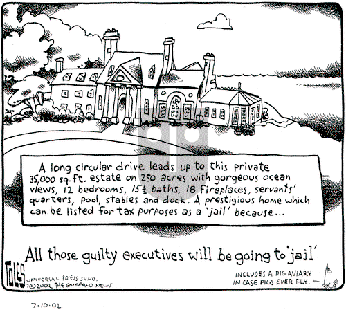 Tom Toles on Monday November 10, 2003 Comic Strip