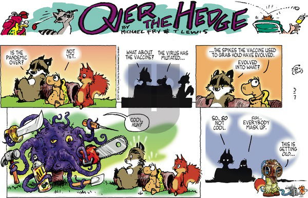 Over the Hedge on Sunday March 7, 2021 Comic Strip