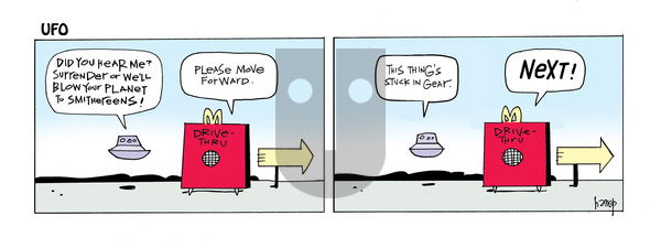 UFO on Monday April 28, 2025 Comic Strip