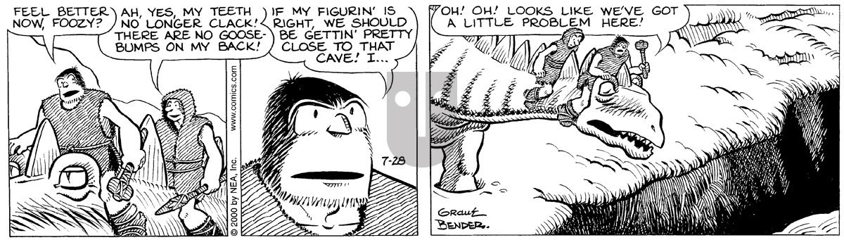 Alley Oop - Friday July 28, 2000 Comic Strip