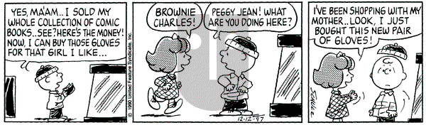 Peanuts on Friday December 12, 1997 Comic Strip
