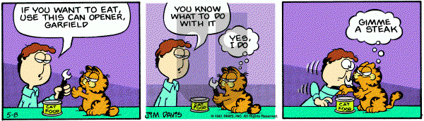 Garfield on Friday May 8, 1981 Comic Strip