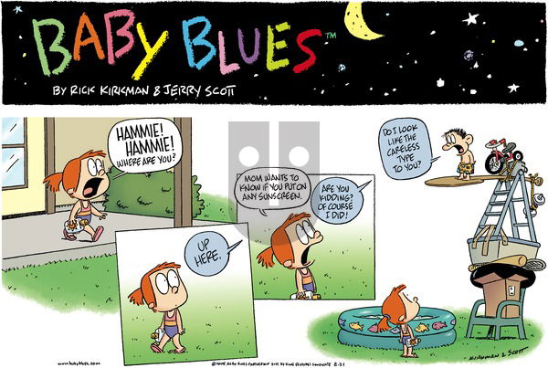 Baby Blues on Sunday August 21, 2005 Comic Strip