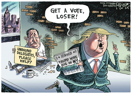 Rob Rogers on Thursday April 21, 2016 Comic Strip