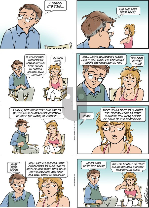 Doonesbury on Sunday July 29, 2012 Comic Strip