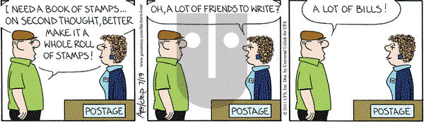 The Born Loser on Tuesday July 19, 2011 Comic Strip