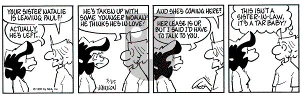 Arlo and Janis on Tuesday March 25, 1997 Comic Strip