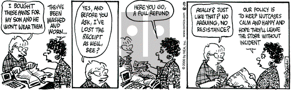 Betty on Sunday September 10, 2000 Comic Strip