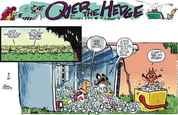 Over the Hedge on Sunday August 21, 2016 Comic Strip