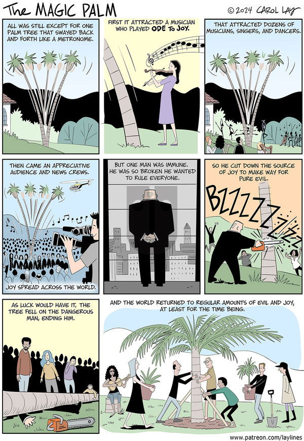 Lay Lines on Monday February 5, 2024 Comic Strip