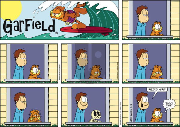 Garfield - Sunday June 9, 2013 Comic Strip