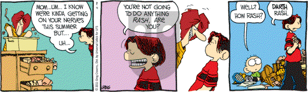 The Buckets on Thursday August 4, 2011 Comic Strip