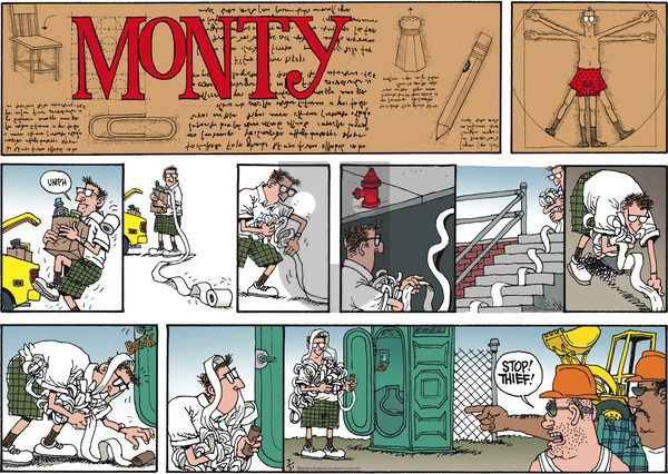 Monty on Sunday July 21, 2013 Comic Strip