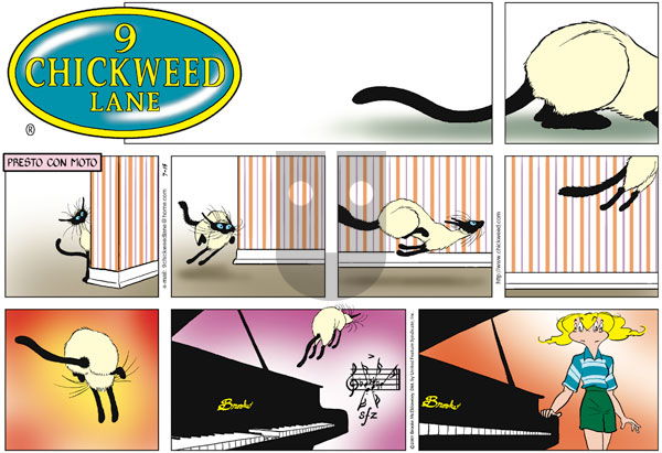9 Chickweed Lane on Sunday July 15, 2001 Comic Strip