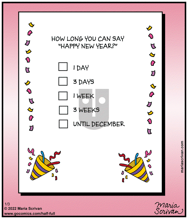 Half Full on Friday January 3, 2025 Comic Strip