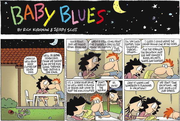 Baby Blues on Sunday August 10, 2003 Comic Strip