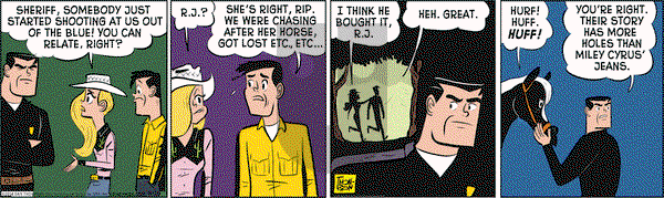 Rip Haywire on Wednesday April 16, 2014 Comic Strip