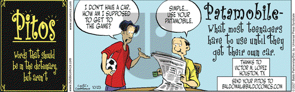 Baldo on Tuesday October 23, 2007 Comic Strip