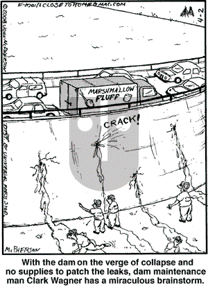 Close to Home on Wednesday April 2, 2008 Comic Strip