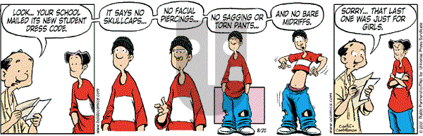 Baldo - Monday August 20, 2001 Comic Strip