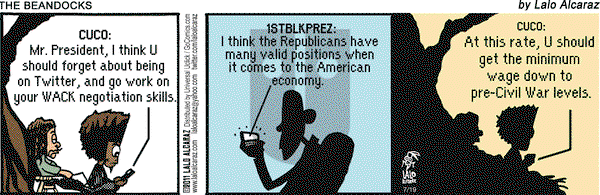 La Cucaracha on Tuesday July 19, 2011 Comic Strip