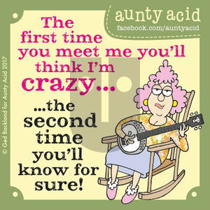 Aunty Acid on Monday December 4, 2017 Comic Strip