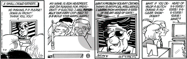 Doonesbury on Tuesday July 7, 1987 Comic Strip