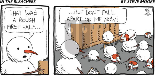 In the Bleachers on Sunday January 29, 2017 Comic Strip