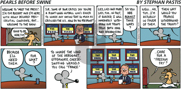Pearls Before Swine on Saturday March 5, 2005 Comic Strip
