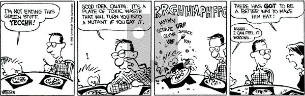 Calvin and Hobbes on Tuesday December 31, 1985 Comic Strip