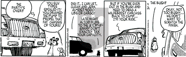 Over the Hedge on Thursday September 15, 2005 Comic Strip