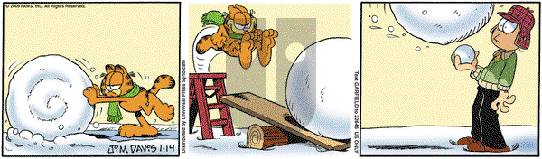 Garfield on Wednesday January 14, 2009 Comic Strip