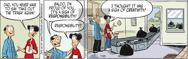 Baldo on Saturday July 23, 2011 Comic Strip