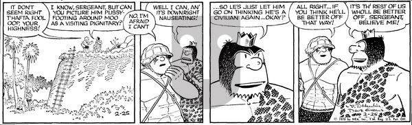 Alley Oop on Wednesday February 25, 1970 Comic Strip
