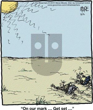 In the Bleachers on Wednesday July 2, 2014 Comic Strip