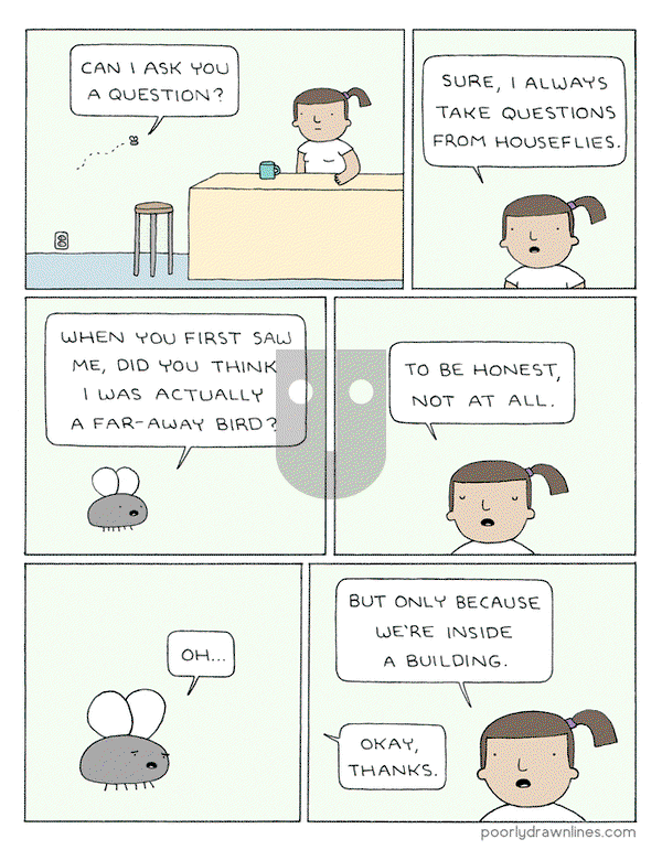 Poorly Drawn Lines on Friday March 13, 2020 Comic Strip