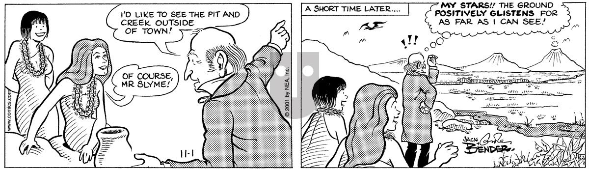 Alley Oop - Thursday November 1, 2001 Comic Strip