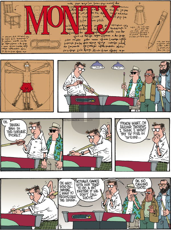Monty on Sunday June 3, 2018 Comic Strip