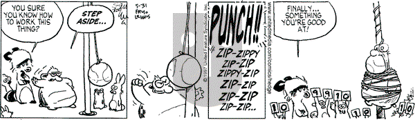 Over the Hedge on Saturday May 31, 1997 Comic Strip