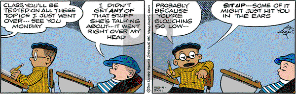 Nancy on Friday February 4, 2011 Comic Strip