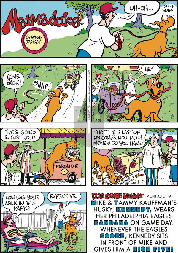 Marmaduke on Sunday September 22, 2019 Comic Strip