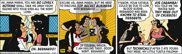 Rip Haywire on Monday September 12, 2016 Comic Strip