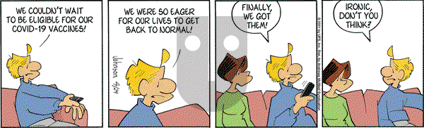 Arlo and Janis on Saturday April 24, 2021 Comic Strip