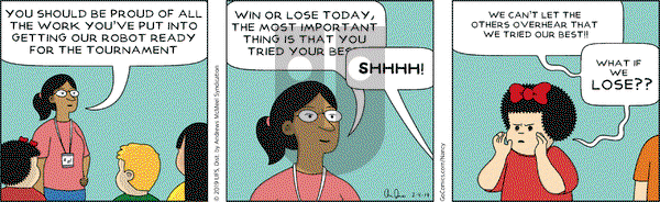 Nancy on Monday February 4, 2019 Comic Strip