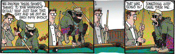 Monty on Thursday March 31, 2016 Comic Strip