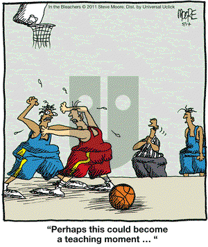 In the Bleachers on Tuesday May 17, 2011 Comic Strip
